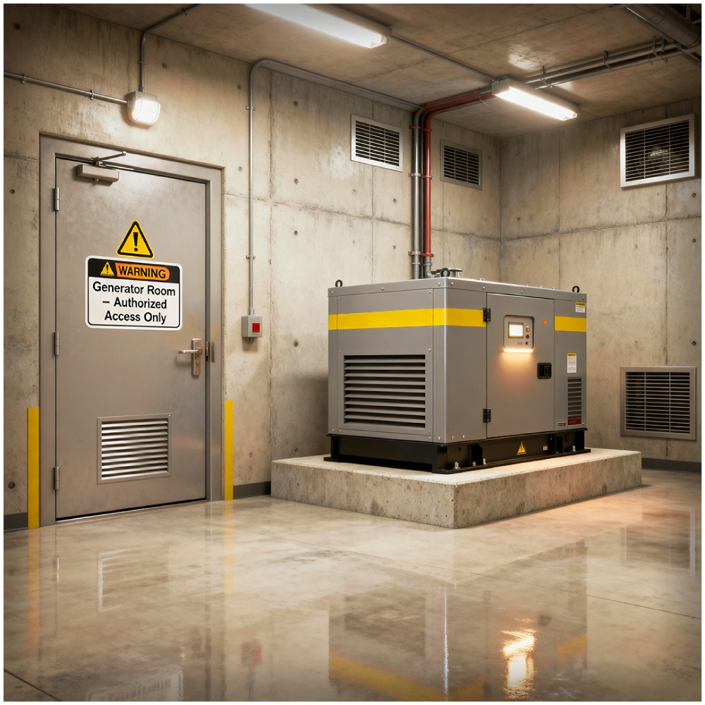 DG Power Back-up for Common Areas