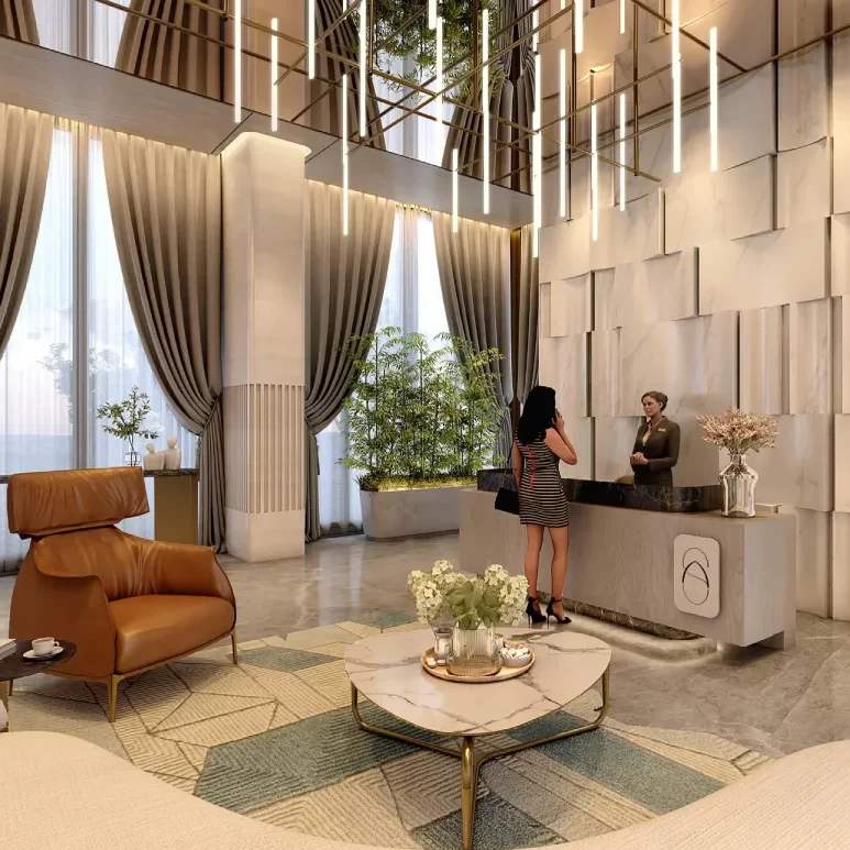 Ultra-Luxurious Lift Lobby